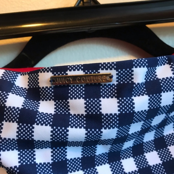 1 LEFT!! NWT Juicy Couture Blue Gingham Two-piece - Picture 5 of 6